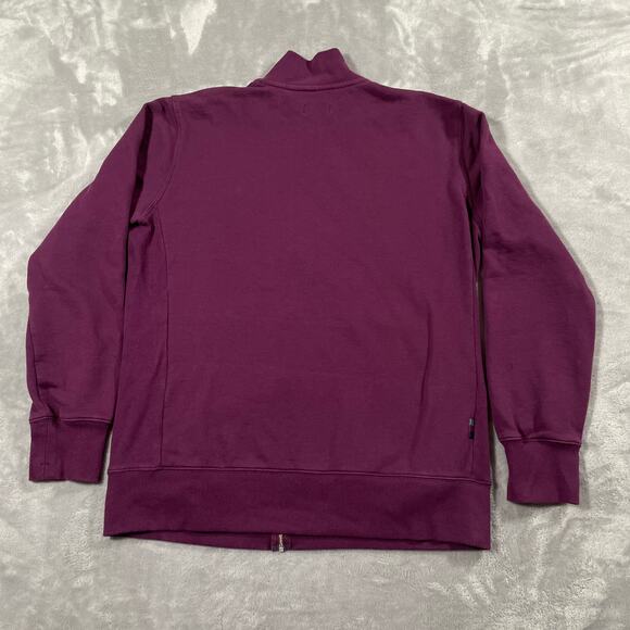 Rapha Sweatshirt Large Purple Full Zip Mock Neck Casual Athleisure Basic Classic - Picture 2 of 8